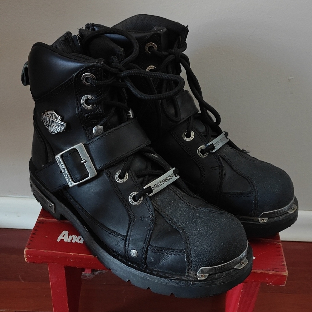 Harley-Davidson Black Motorcycle Boots